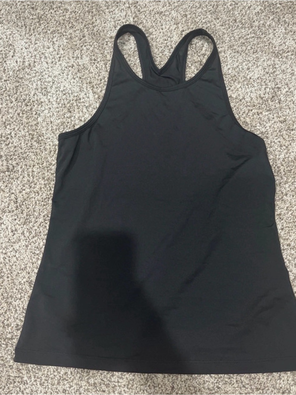 ZYIA Black Racerback Tank Top